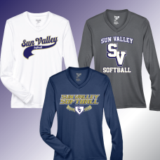 SV Softball Ladies Long Sleeve Tech Tee